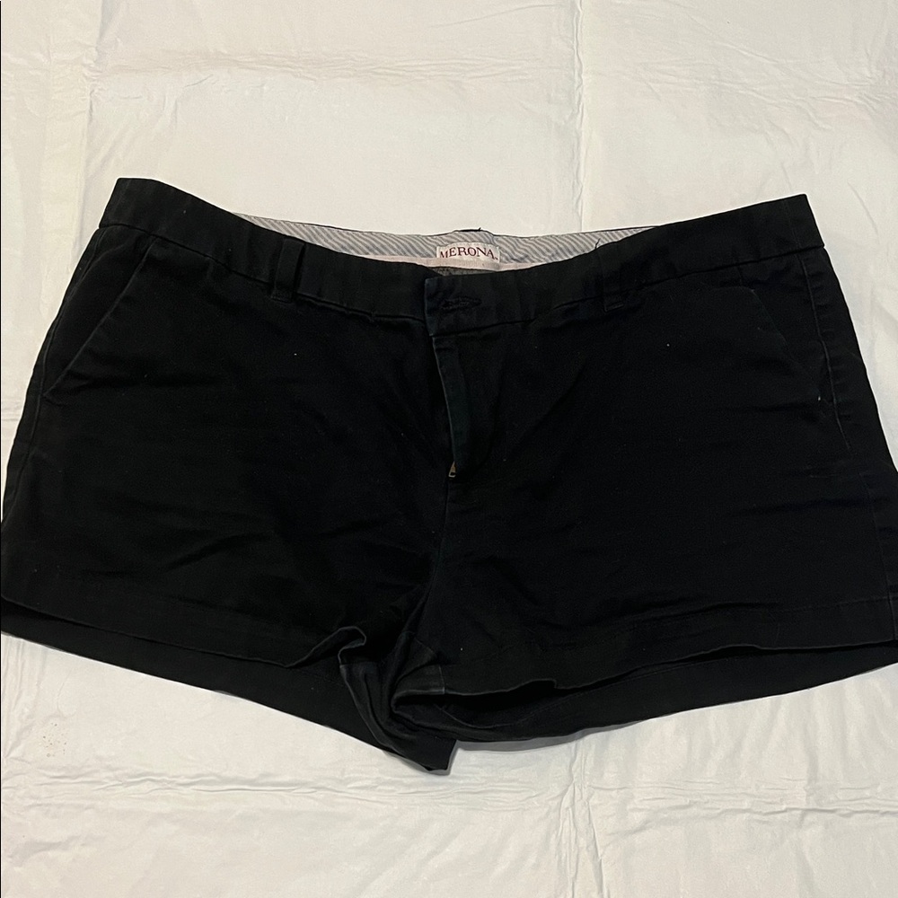 Merona Women's Classic Black Bermudas